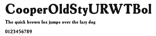 CooperOldStyURWTBol Preview