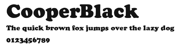 CooperBlack Preview
