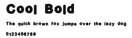 Cool Bold Preview