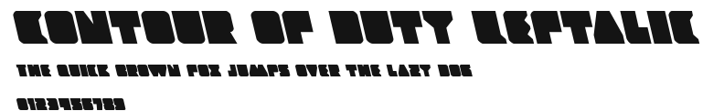 Contour of Duty Leftalic Preview