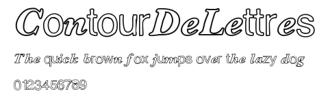 ContourDeLettres Preview