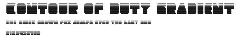 Contour of Duty Gradient Preview