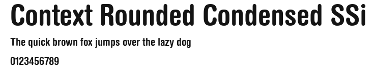 Context Rounded Condensed SSi Preview