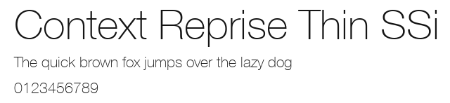 Context Reprise Thin SSi Preview