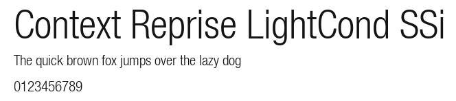 Context Reprise LightCond SSi Preview