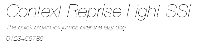 Context Reprise Light SSi Preview