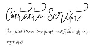 Contento Script Preview