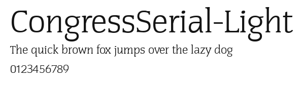 CongressSerial-Light Preview