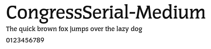 CongressSerial-Medium Preview
