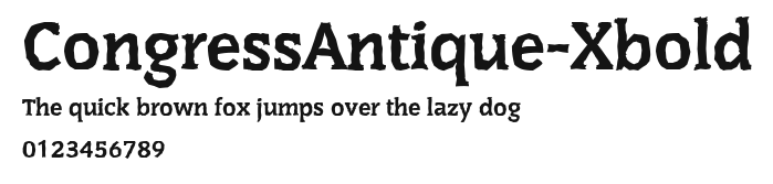 CongressAntique-Xbold Preview