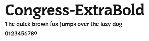 Congress-ExtraBold Preview