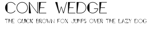 Cone Wedge Preview