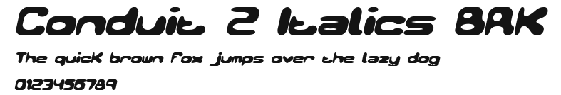 Conduit 2 Italics BRK Preview