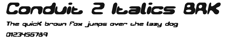 Conduit 2 Italics BRK Preview
