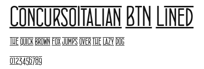ConcursoItalian BTN Lined Preview
