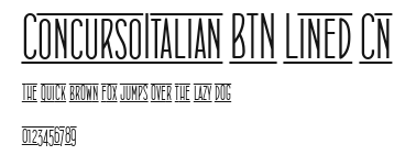 ConcursoItalian BTN Lined Cn Preview