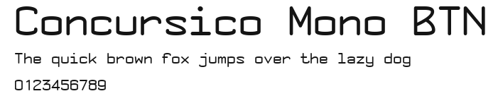 Concursico Mono BTN Preview
