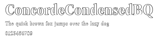 ConcordeCondensedBQ Preview