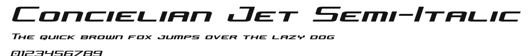 Concielian Jet Semi-Italic Preview