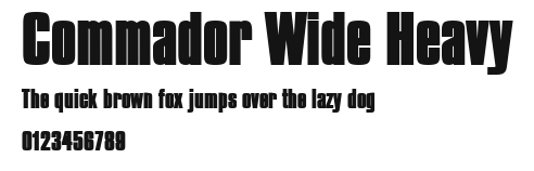 Commador Wide Heavy Preview