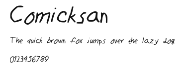 Comicksan Preview