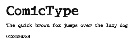 ComicType Preview