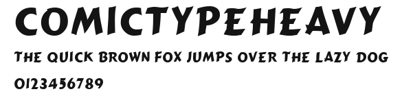 ComicTypeHeavy Preview