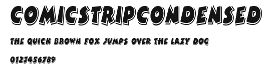 ComicStripCondensed Preview
