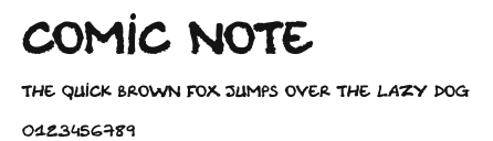 Comic Note Preview