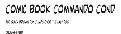 Comic Book Commando Cond Preview