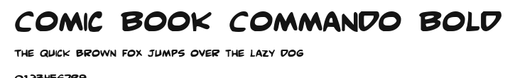 Comic Book Commando Bold Preview