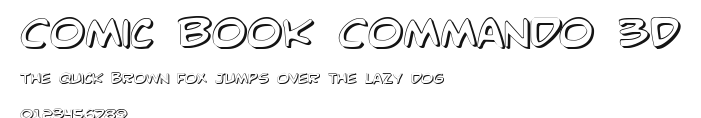 Comic Book Commando 3D Preview