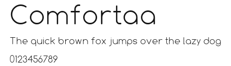 Comfortaa Preview
