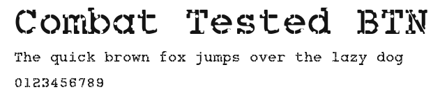Combat Tested BTN Preview
