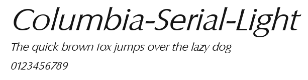 Columbia-Serial-Light Preview