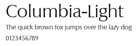 Columbia-Light Preview