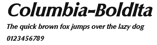 Columbia-BoldIta Preview
