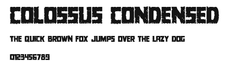 Colossus Condensed Preview
