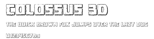 Colossus 3D Preview