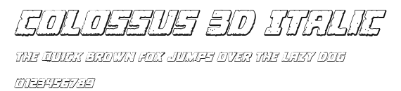 Colossus 3D Italic.ttf