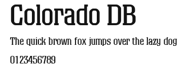 Colorado DB.ttf