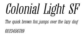 Colonial Light SF Preview