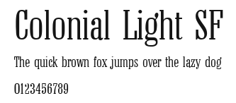 Colonial Light SF Preview