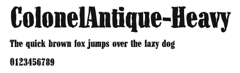 ColonelAntique-Heavy Preview