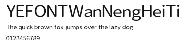 YEFONTWanNengHeiTi.TTF