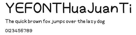 YEFONTHuaJuanTi.TTF
