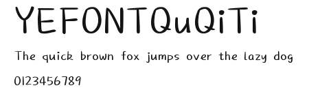 YEFONTQuQiTi 標準.TTF