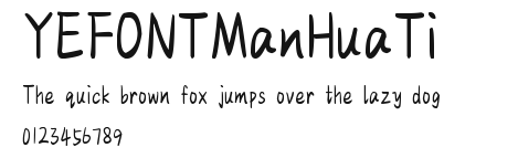 YEFONTManHuaTi 標準.TTF