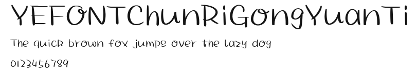 YEFONTChunRiGongYuanTi.TTF