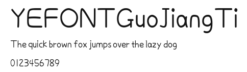 YEFONTGuoJiangTi.TTF